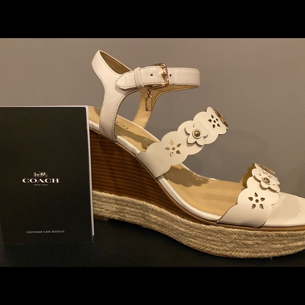 Coach Sandals Wedges Brand New with box sz 10